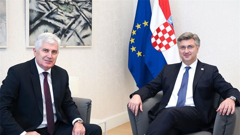 Plenković and Čović call for urgent formation of government in Bosnia at all levels